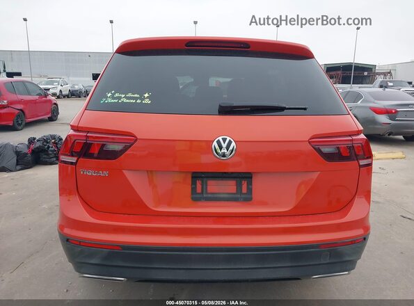 3VV1B7AX7KM018029 2019 VOLKSWAGEN TIGUAN Оранжевый 