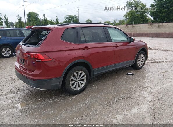3VV1B7AX8JM022461 2018 VOLKSWAGEN TIGUAN Темно-бордовый Задняя правая четверть