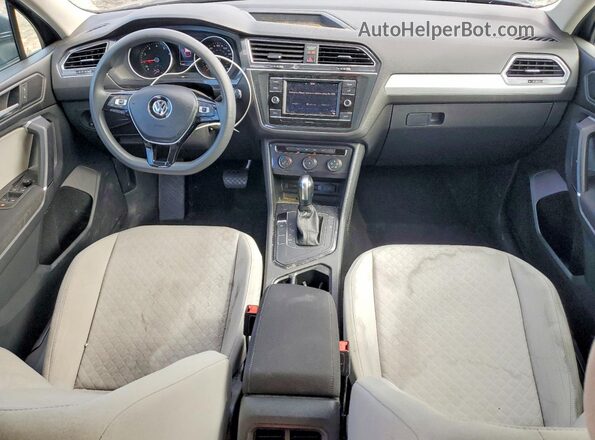 3VV1B7AX8LM036508 2020 VOLKSWAGEN TIGUAN Gray წინა პანელის ხედი