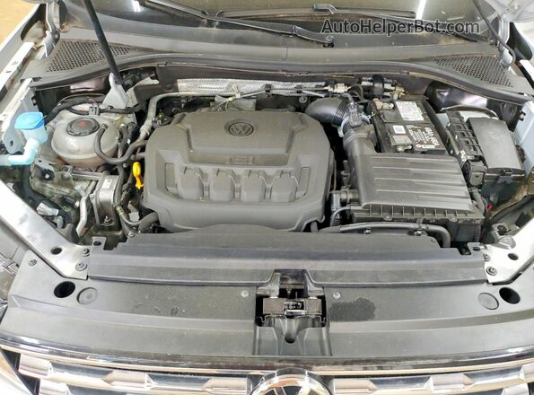 3VV1B7AX9JM035140 2018 VOLKSWAGEN TIGUAN Gray Vista del compartimento del motor