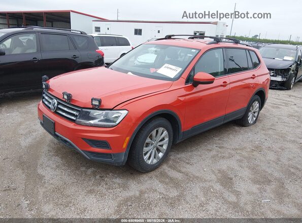 3VV1B7AX9KM054594 2019 VOLKSWAGEN TIGUAN Orange Front left