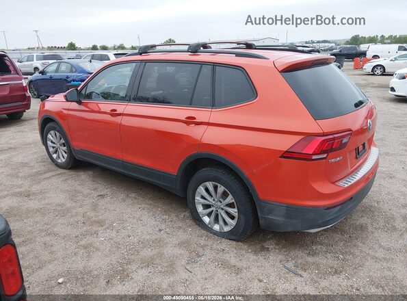 3VV1B7AX9KM054594 2019 VOLKSWAGEN TIGUAN Orange Rear left