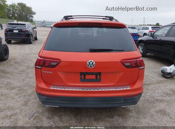 3VV1B7AX9KM054594 2019 VOLKSWAGEN TIGUAN Orange 