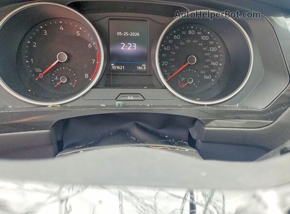 3VV2B7AX1JM115309 2018 VOLKSWAGEN TIGUAN Blue Вид щитка приладів
