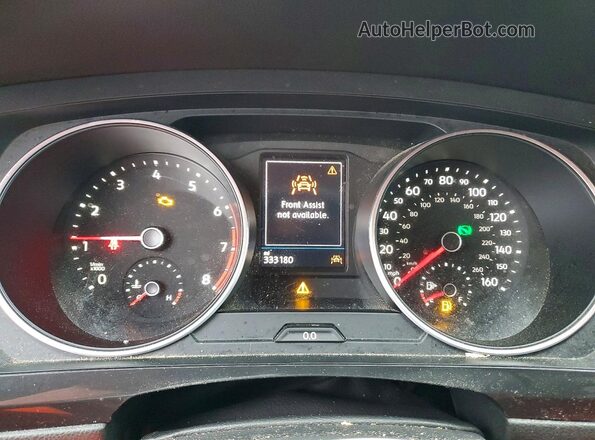 3VV2B7AX1KM063908 2019 VOLKSWAGEN TIGUAN Black Vista del cuadro de instrumentos