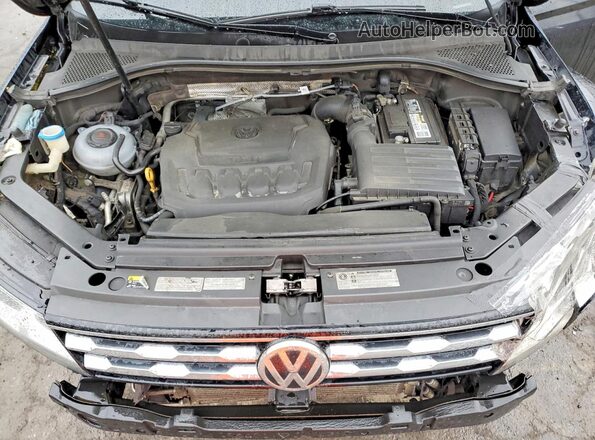 3VV2B7AX1KM063908 2019 VOLKSWAGEN TIGUAN Black Vista del compartimento del motor