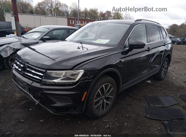 3VV2B7AX2KM151916 2019 VOLKSWAGEN TIGUAN Black წინა მარცხენა ხედი სამი მეოთხედიდან