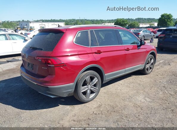 3VV2B7AX2LM015612 2020 VOLKSWAGEN TIGUAN Красный Задняя правая четверть