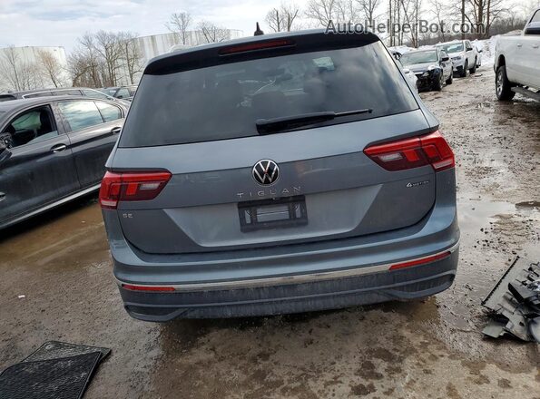 3VV2B7AX2NM021929 2022 VOLKSWAGEN TIGUAN Угольный Вид сзади