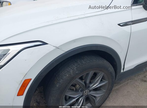 3VV2B7AX2NM105636 2022 VOLKSWAGEN TIGUAN White Դիմացի տեսք