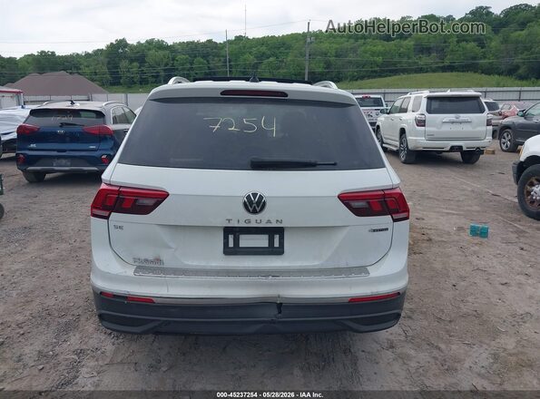 3VV2B7AX2NM105636 2022 VOLKSWAGEN TIGUAN White 