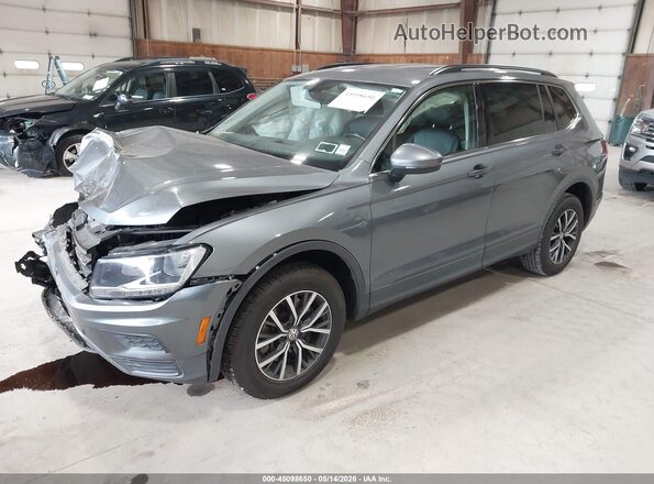 3VV2B7AX3KM058130 2019 VOLKSWAGEN TIGUAN Gray წინა მარცხენა ხედი სამი მეოთხედიდან