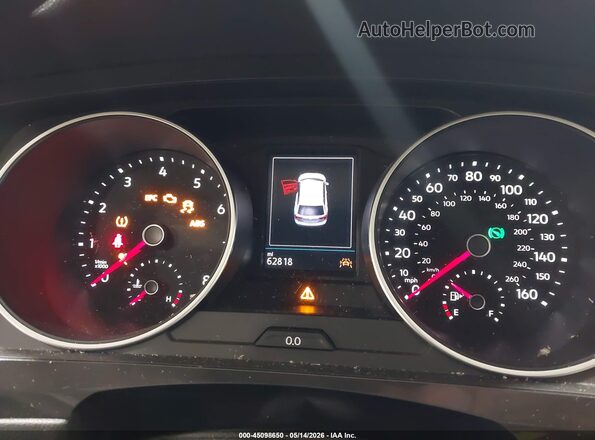 3VV2B7AX3KM058130 2019 VOLKSWAGEN TIGUAN Gray უკანა სავარძლების ხედი