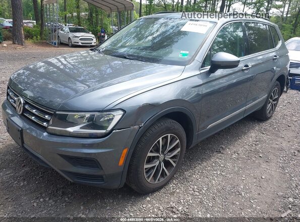 3VV2B7AX4JM206025 2018 VOLKSWAGEN TIGUAN Gray Առջևի ձախ երեք քառորդ տեսարան
