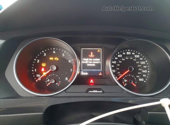 3VV2B7AX4MM057118 2021 VOLKSWAGEN TIGUAN Black Instrument cluster view