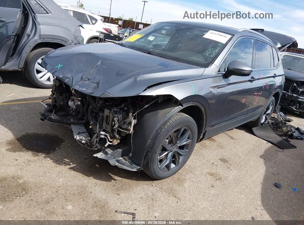 3VV2B7AX4NM086734 2022 VOLKSWAGEN TIGUAN Gray Front left