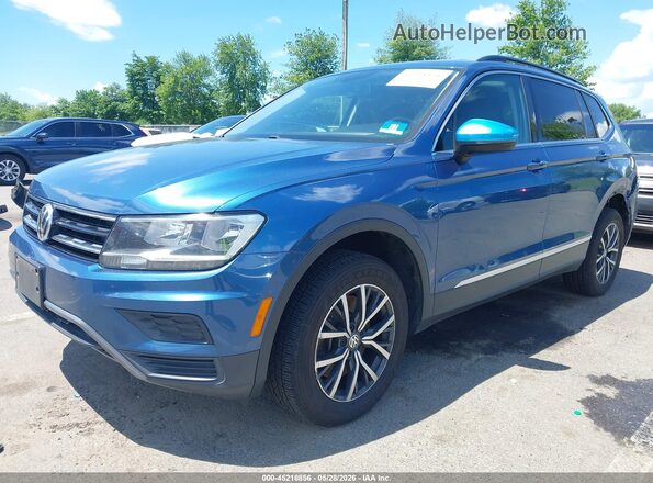 3VV2B7AX5JM222282 2018 VOLKSWAGEN TIGUAN Blue Przód lewy