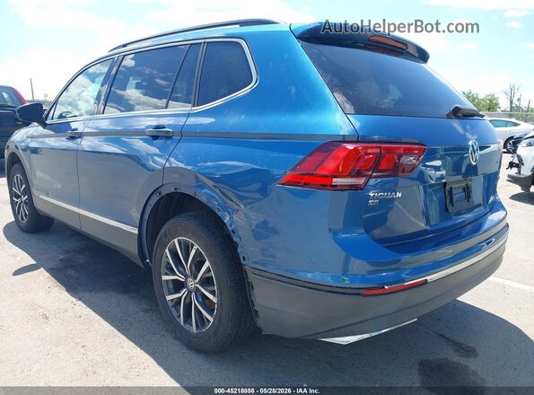 3VV2B7AX5JM222282 2018 VOLKSWAGEN TIGUAN Blue Tył lewy