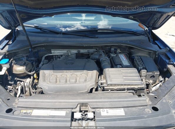 3VV2B7AX5JM222282 2018 VOLKSWAGEN TIGUAN Blue Widok z tyłu