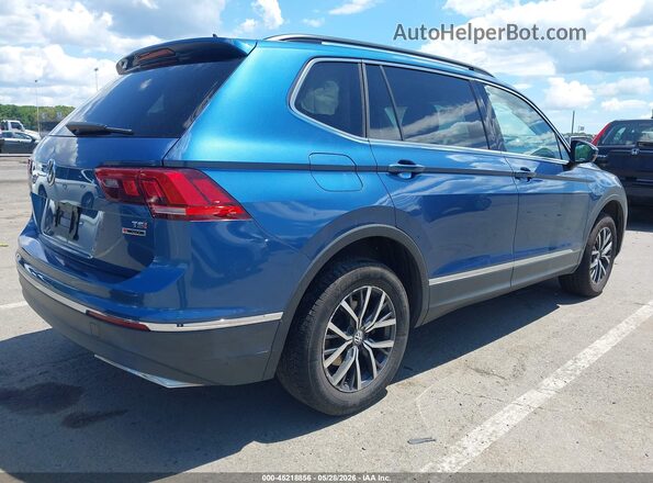 3VV2B7AX5JM222282 2018 VOLKSWAGEN TIGUAN Blue Tył prawy