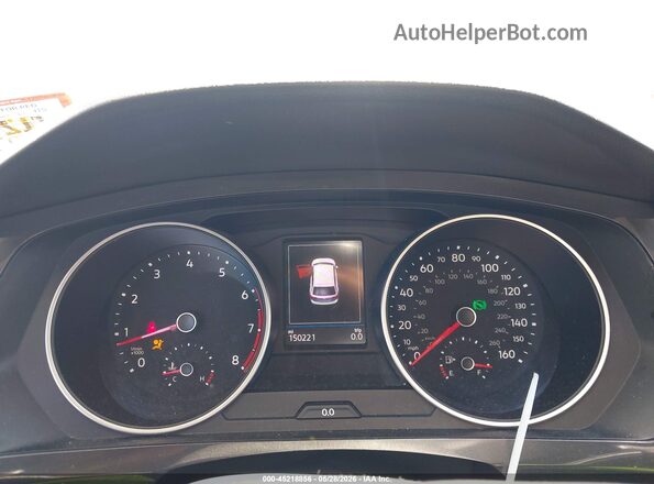 3VV2B7AX5JM222282 2018 VOLKSWAGEN TIGUAN Blue Widok tylnych siedzeń