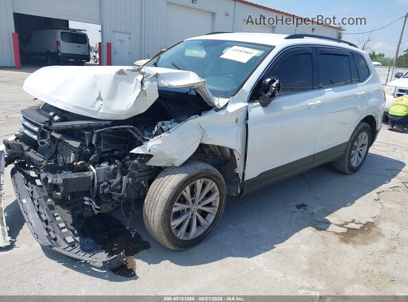 3VV2B7AX5KM091873 2019 VOLKSWAGEN TIGUAN Белый Передняя левая четверть