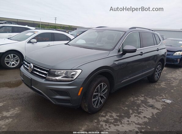 3VV2B7AX5LM038320 2020 VOLKSWAGEN TIGUAN Gray წინა მარცხენა ხედი სამი მეოთხედიდან