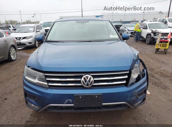 3VV2B7AX6JM026559 2018 VOLKSWAGEN TIGUAN Blue Instrument cluster view