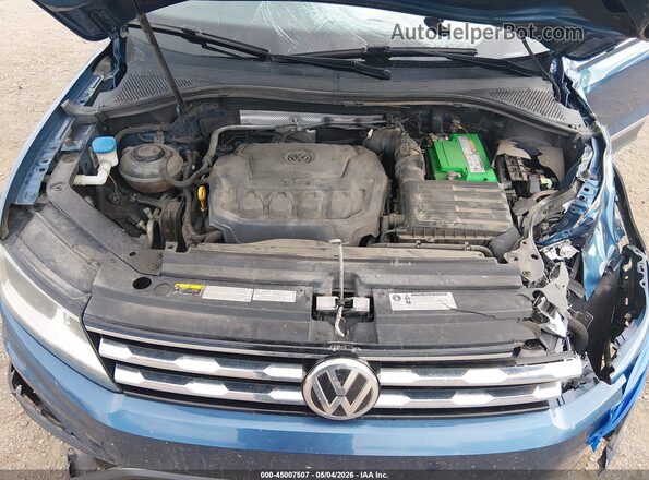 3VV2B7AX6JM204888 2018 VOLKSWAGEN TIGUAN Blue უკანა ხედი