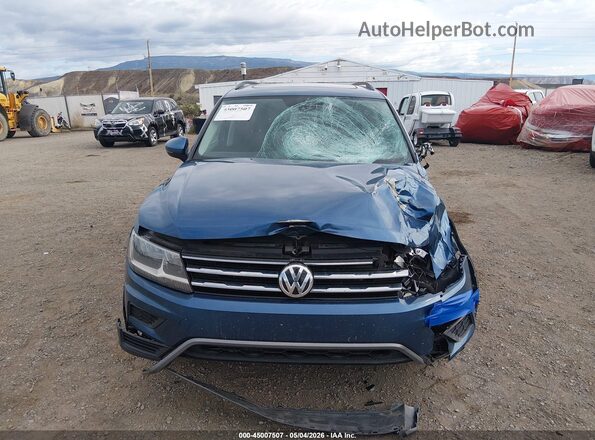3VV2B7AX6JM204888 2018 VOLKSWAGEN TIGUAN Blue ხელსაწყოთა პანელის ხედი