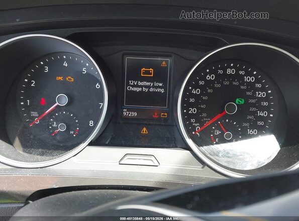 3VV2B7AX6KM056775 2019 VOLKSWAGEN TIGUAN White უკანა სავარძლების ხედი