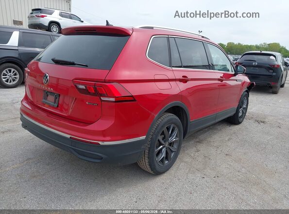 3VV2B7AX6PM083806 2023 VOLKSWAGEN TIGUAN Red Հետևի աջ