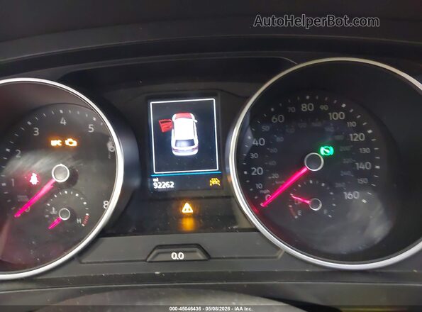 3VV2B7AX7JM012671 2018 VOLKSWAGEN TIGUAN Blue Vista de los asientos traseros