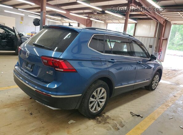3VV2B7AX7JM122815 2018 VOLKSWAGEN TIGUAN Blue Tył prawy