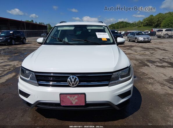 3VV2B7AX7JM152610 2018 VOLKSWAGEN TIGUAN White Widok zestawu wskaźników