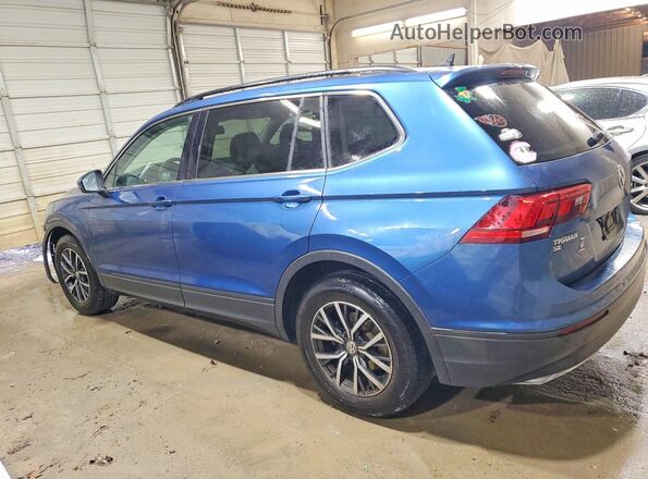 3VV2B7AX7KM005981 2019 VOLKSWAGEN TIGUAN Blue Trasero izquierdo