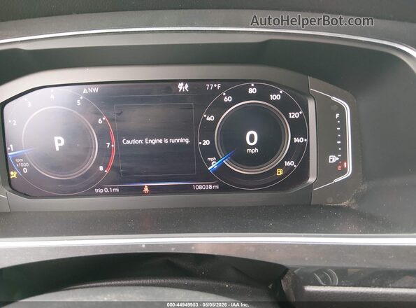 3VV2B7AX7KM078087 2019 VOLKSWAGEN TIGUAN White უკანა სავარძლების ხედი
