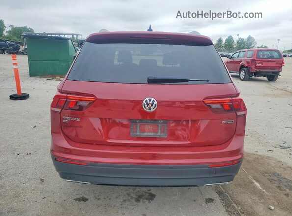 3VV2B7AX7KM105451 2019 VOLKSWAGEN TIGUAN Burgundy Rear view