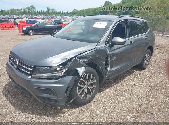 3VV2B7AX8KM016004 2019 VOLKSWAGEN TIGUAN Серый Передняя левая четверть
