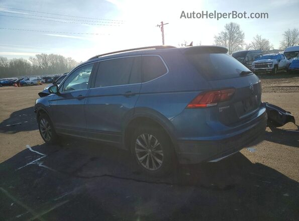 3VV2B7AX8KM079930 2019 VOLKSWAGEN TIGUAN Blue Հետևի ձախ