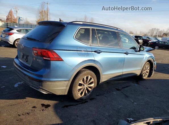 3VV2B7AX8KM079930 2019 VOLKSWAGEN TIGUAN Blue Հետևի աջ