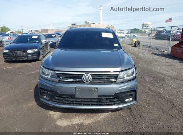 3VV2B7AX8MM020010 2021 VOLKSWAGEN TIGUAN Gray Widok zestawu wskaźników