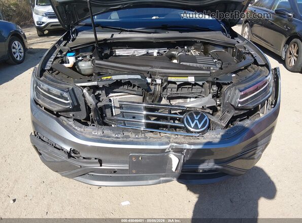 3VV2B7AX8NM027279 2022 VOLKSWAGEN TIGUAN Gray Widok z przodu