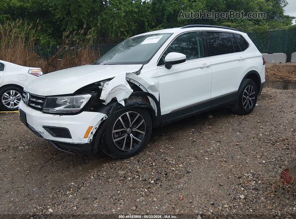 3VV2B7AX9MM008030 2021 VOLKSWAGEN TIGUAN Белый Передняя левая четверть