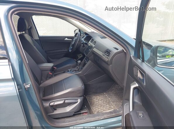 3VV2B7AX9MM105616 2021 VOLKSWAGEN TIGUAN Бирюзовый 