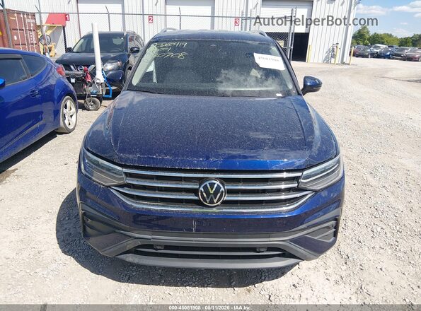 3VV2B7AX9NM030708 2022 VOLKSWAGEN TIGUAN Dark Blue 