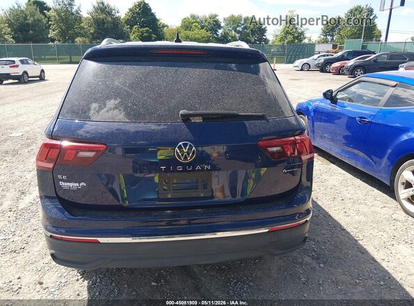 3VV2B7AX9NM030708 2022 VOLKSWAGEN TIGUAN Dark Blue 