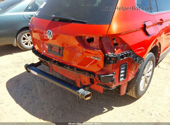3VV2B7AXXJM057510 2018 VOLKSWAGEN TIGUAN Orange 