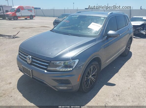 3VV3B7AX0JM061067 2018 VOLKSWAGEN TIGUAN Gray Przód lewy
