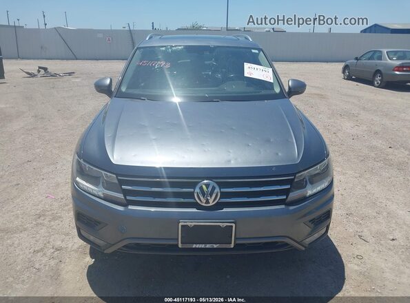 3VV3B7AX0JM061067 2018 VOLKSWAGEN TIGUAN Gray Widok zestawu wskaźników